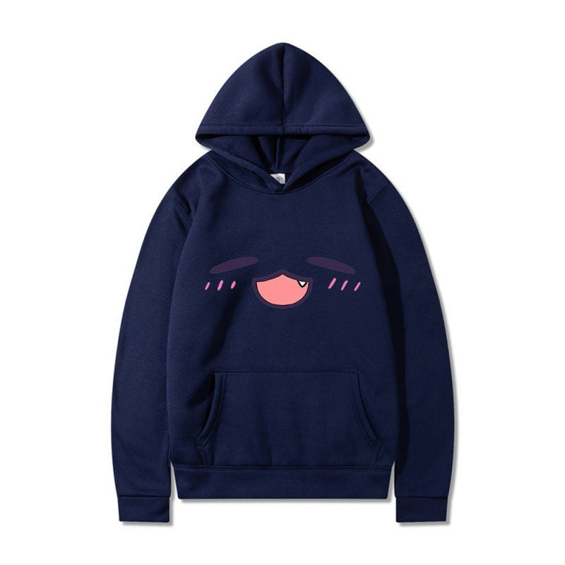 Women's hoodie with cheerful cartoon face and comfortable fit Lune London