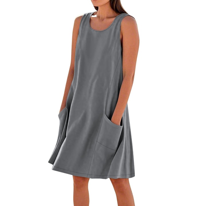 Lune London sleeveless shift dress for women