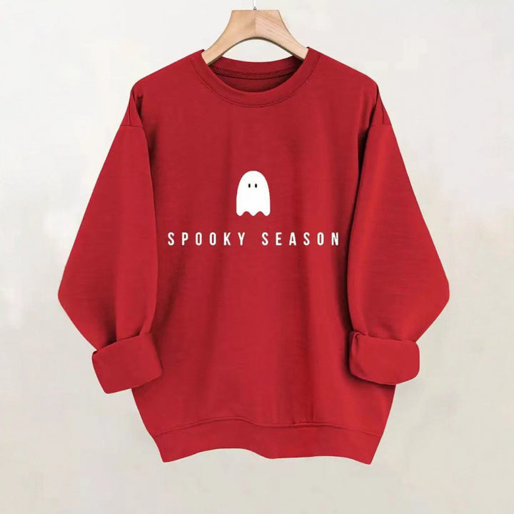 Women's sweatshirt with casual spooky design and soft inner fleece Lune London