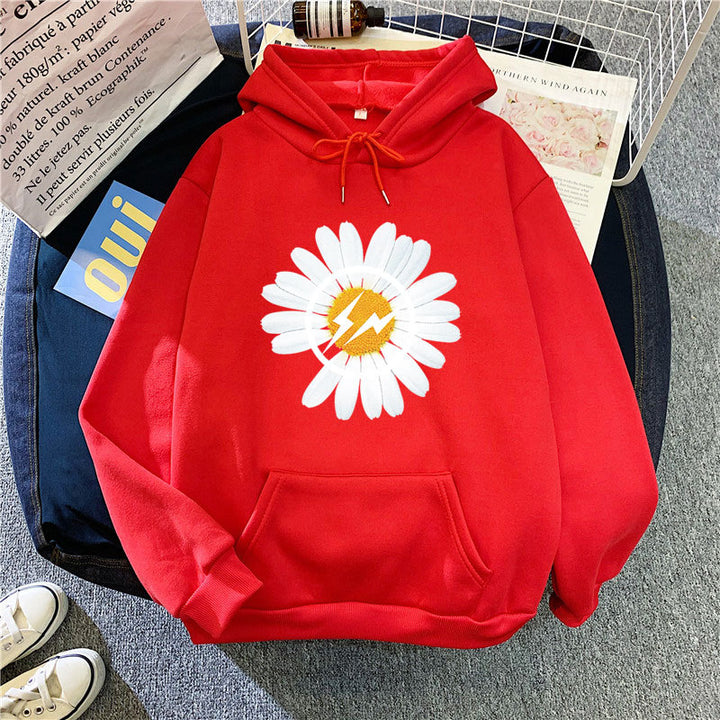 Women's hoodie with floral design Chic & Stil