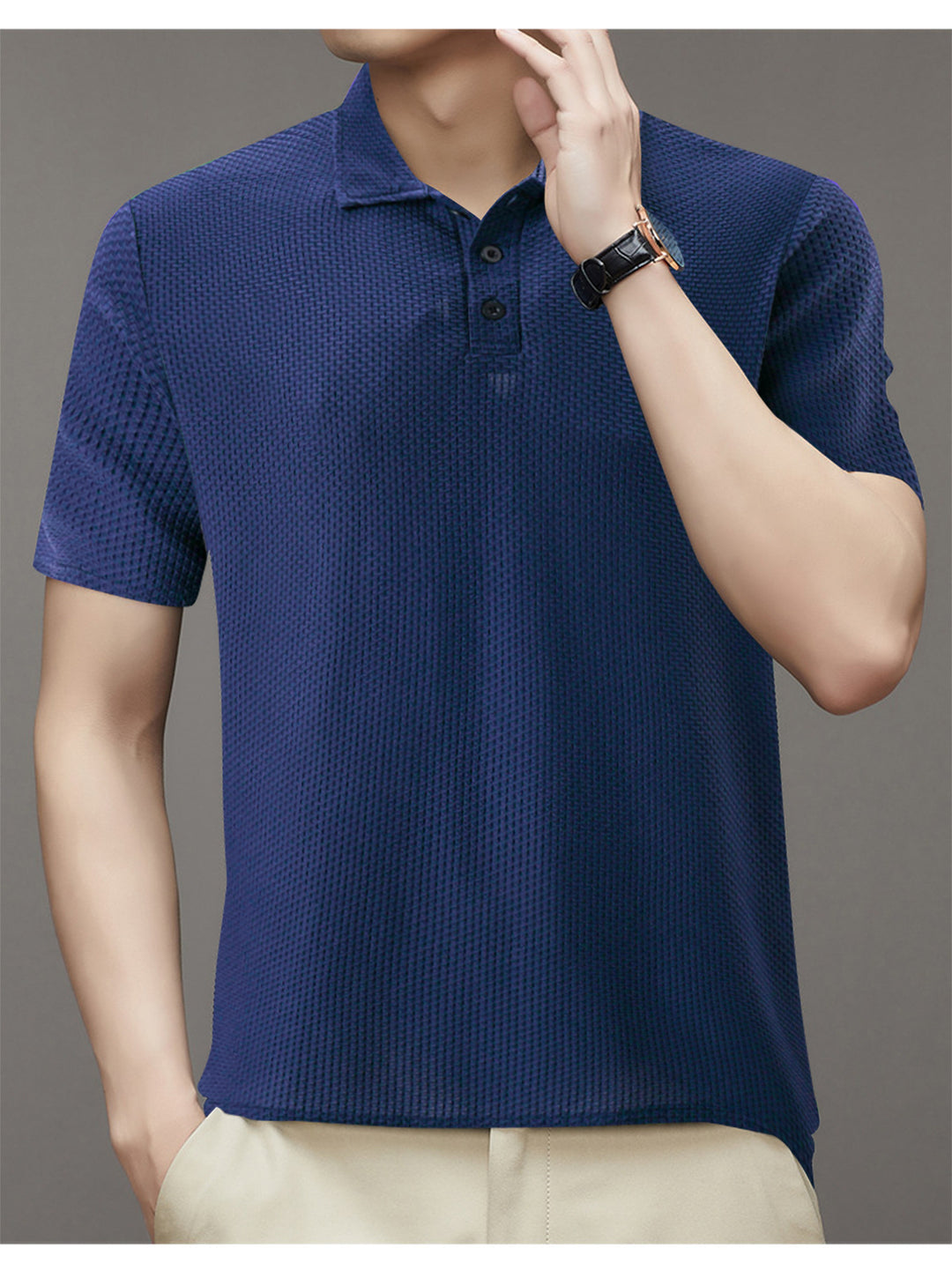 Men's Chic Structured Polo and Style