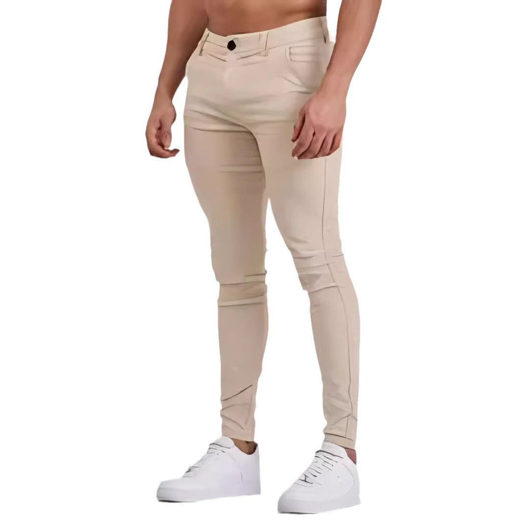 Performance Slim Fit Pants for Men Lune London