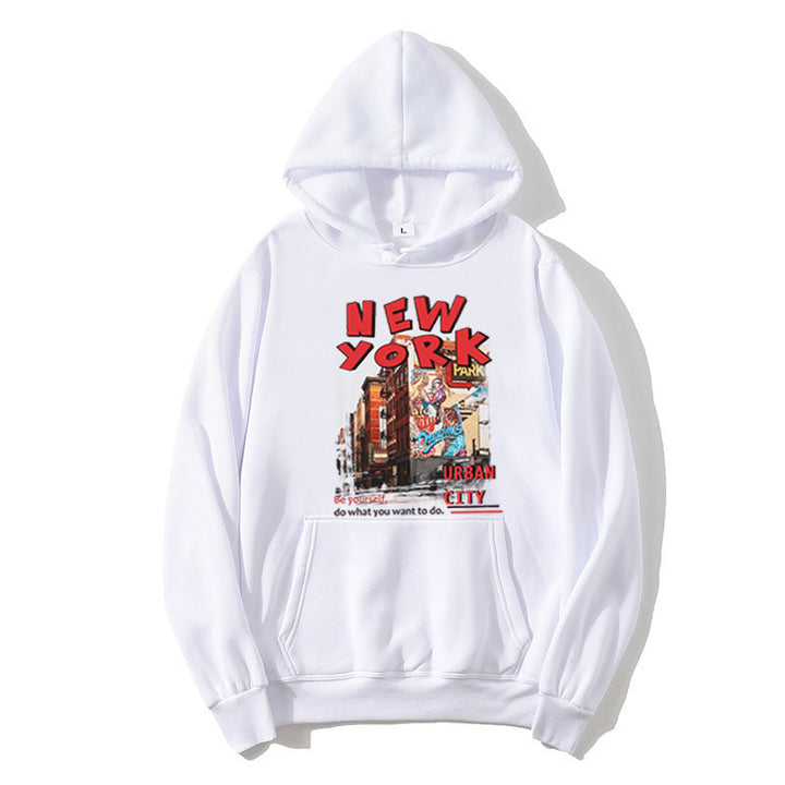 Women's hoodie with urban New York design Chic & Stil