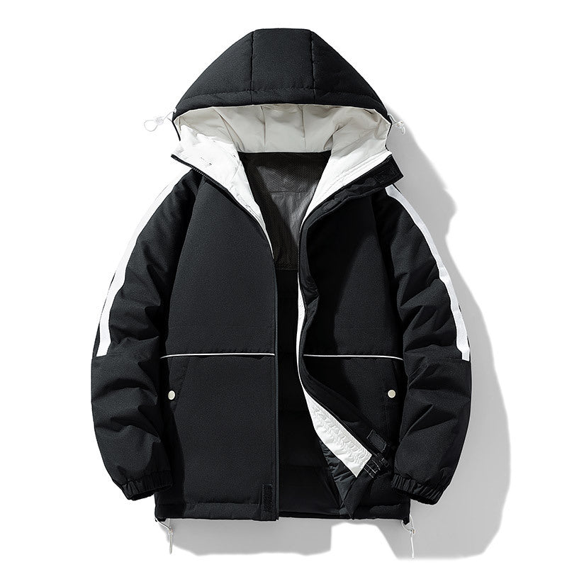 Trendy insulated jacket for women with full zipper and adjustable hood Lune London