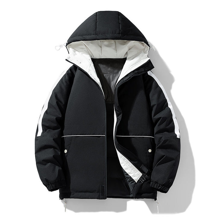 Trendy insulated jacket for women with full zipper and adjustable hood Lune London