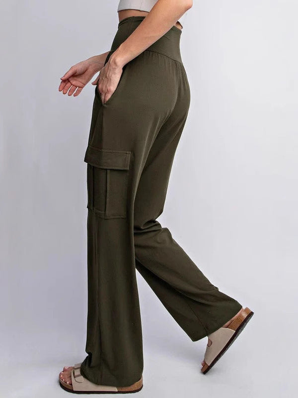 High waist cargo pants for women with convenient pockets Lune London