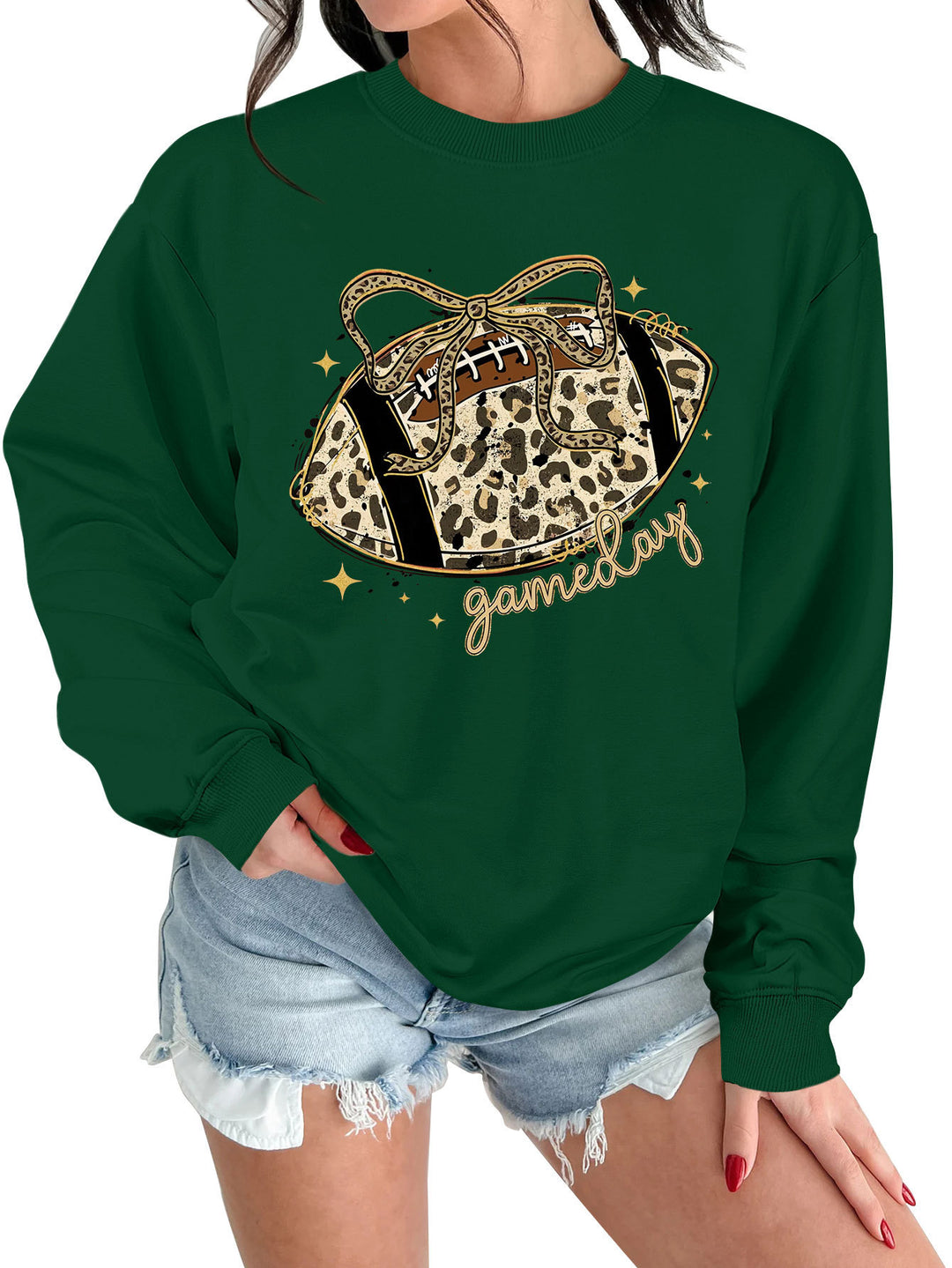 Sweat à capuche pour femmes avec motif sportif excitant et coupe décontractée Chic & Stil