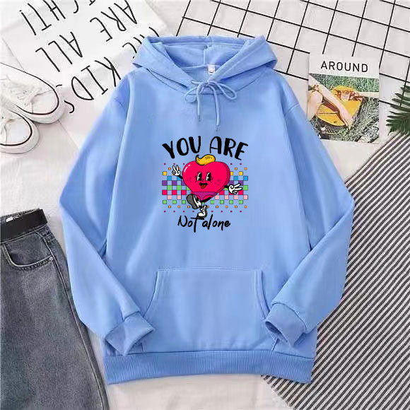 Women's hoodie with funny heart design Chic & Stil