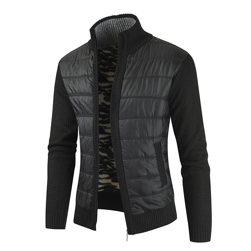 Functional jacket for men with modern high collar and innovative materials Lune London