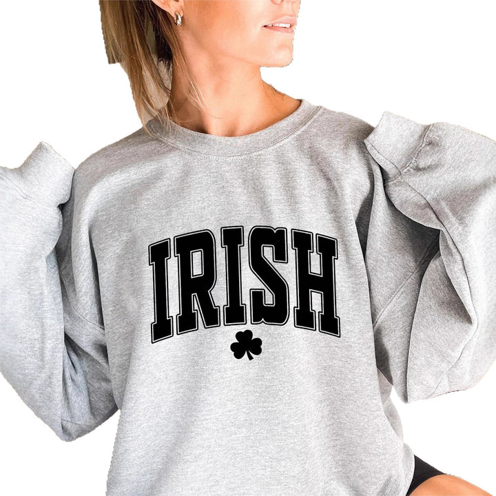 Sweat-shirt femme avec les éléments de design irlandais actuels Chic & Stil