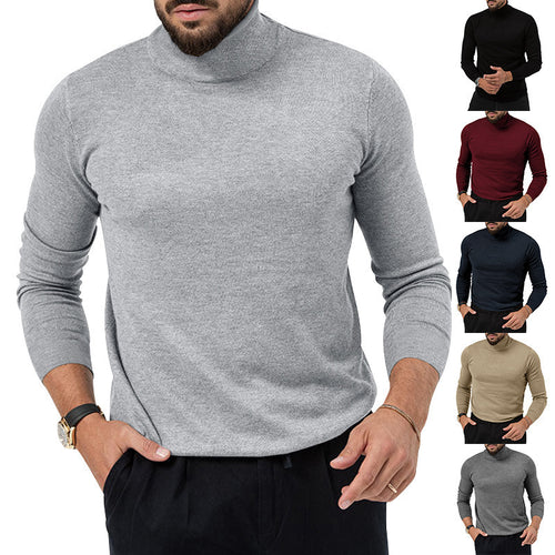 Men's turtleneck sweater with a fine knitted structure and a relaxed fit Lune London
