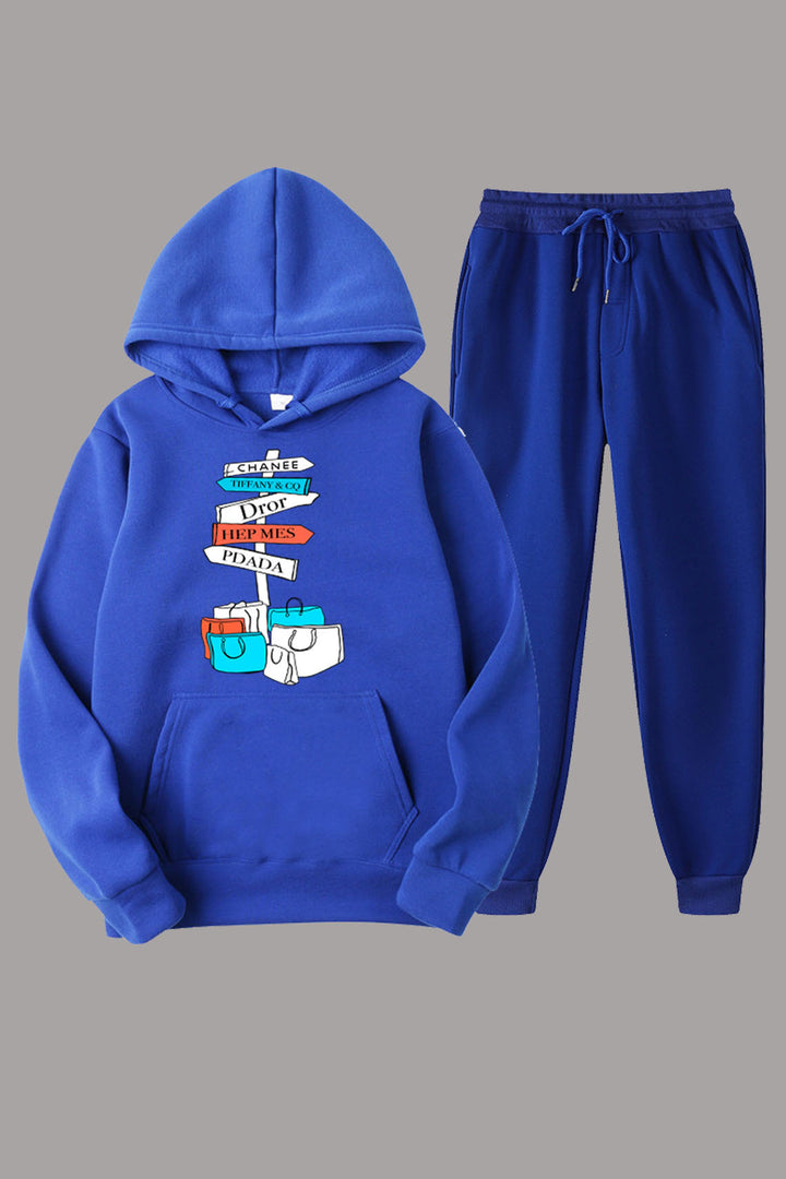 Women's hoodie and jogger set with a playful graphic design Lune London