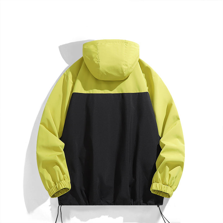 Men's transitional jacket, windproof, with adjustable hood Lune London