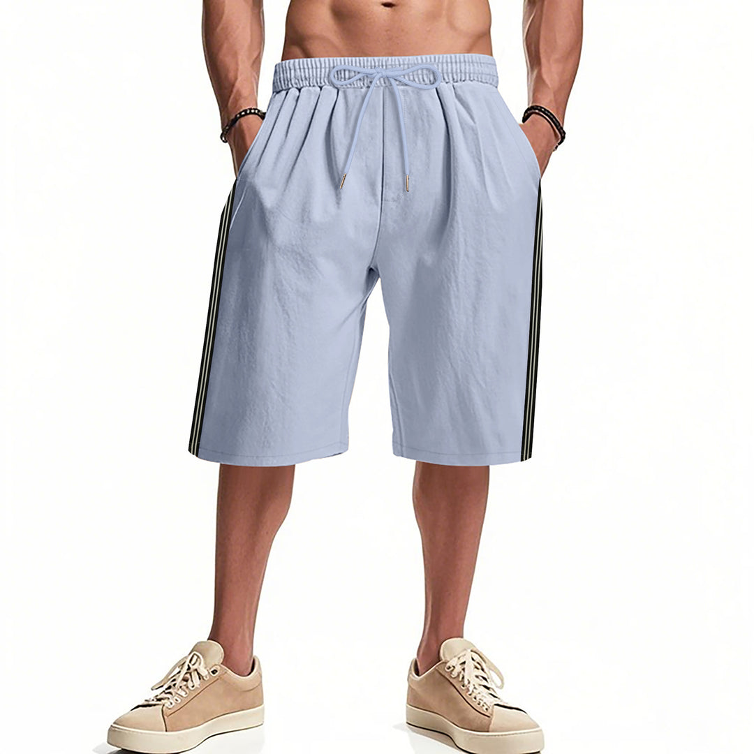 Lune London men's sporty bermuda shorts with elastic waistband and side pockets