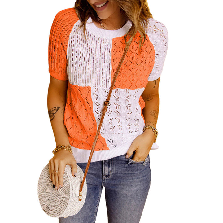 Women Fashion Knit Tops with Unique Patterns and a Casual Chic Fit
