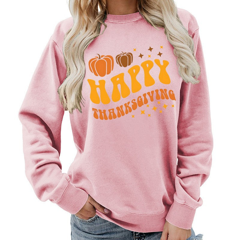 Pull pour les femmes avec motif de citrouille festive et coupe confortable Chic & Stil
