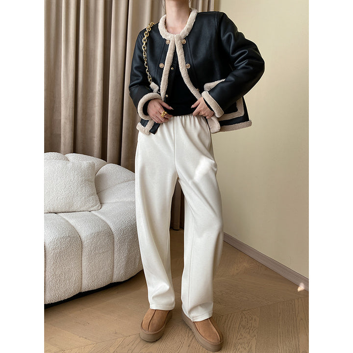 Women's Stylish Faux Leather Jacket with Lining Chic & Stil