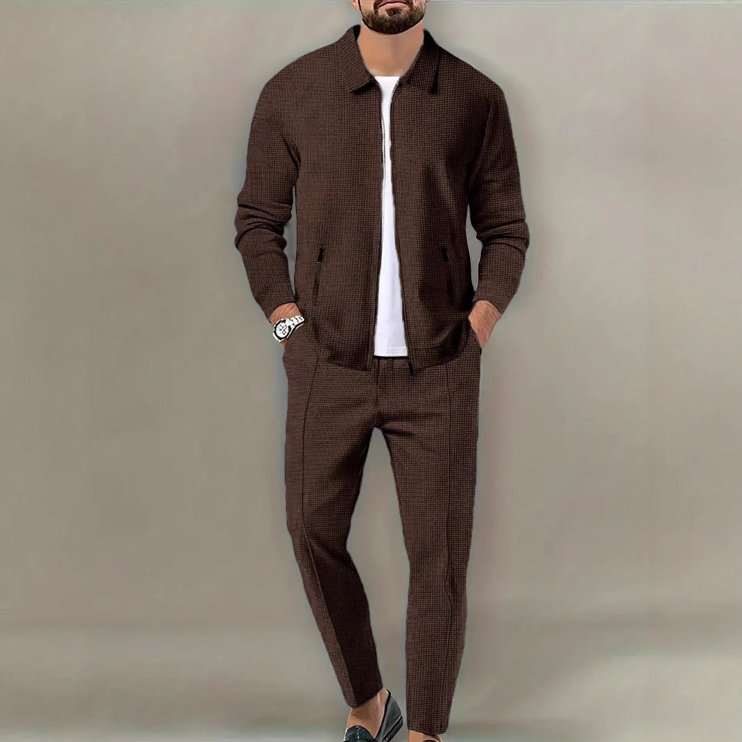 Men's Leisure Suit with Modern Structured Design and Practical Pockets Lune London