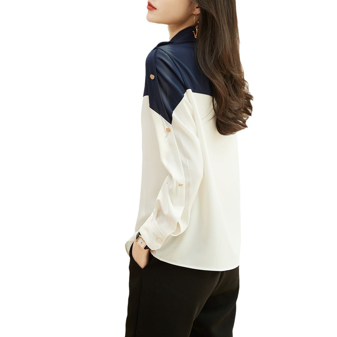 Blouse élégante pour femmes avec design color block Chic & Stil