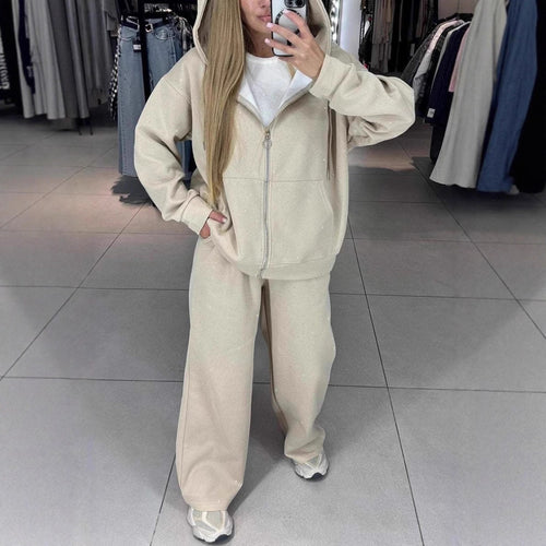 Women Casual Sports Outfit with Hood and Loose Fit Lune London
