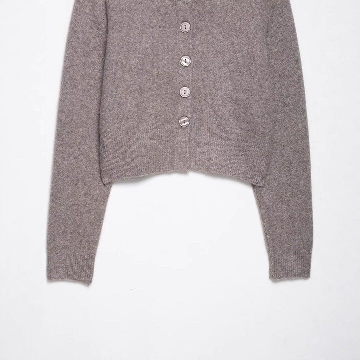 Ladies warm vest with decorative buttons Lune London