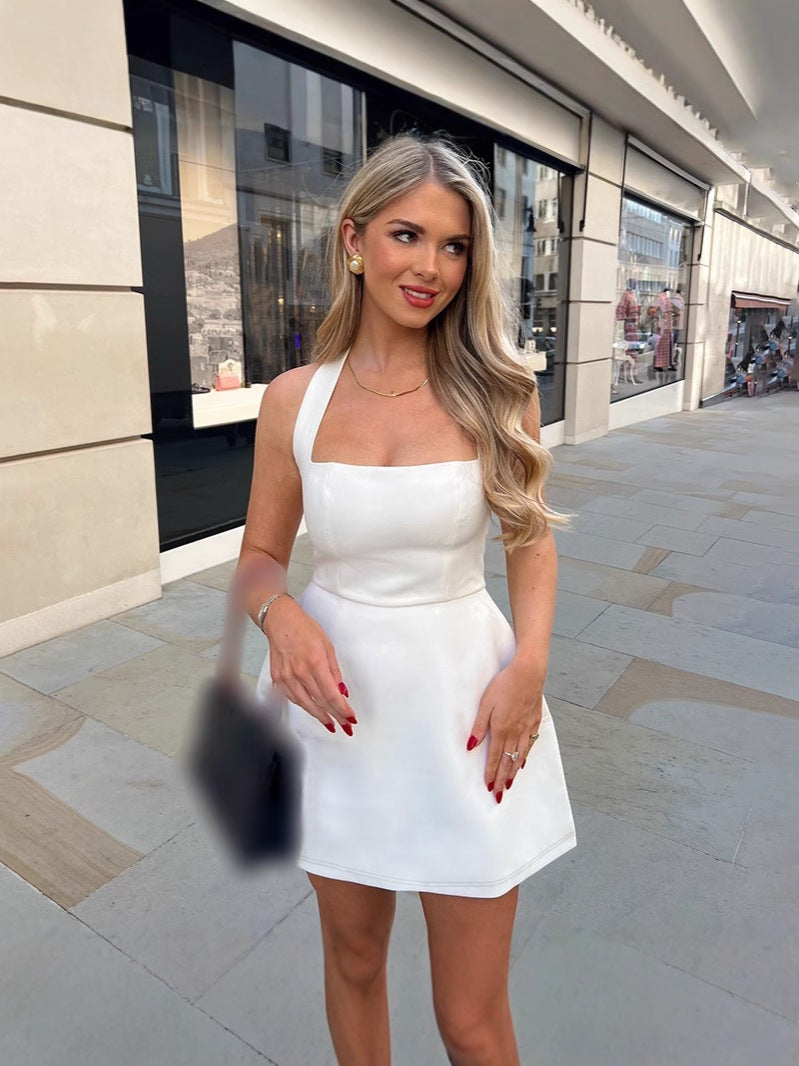 Lune London Off-Shoulder A-Line Mini Dress for Women