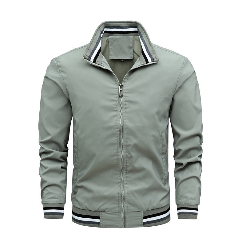 Men's sporty leisure jacket with modern stand-up collar Lune London
