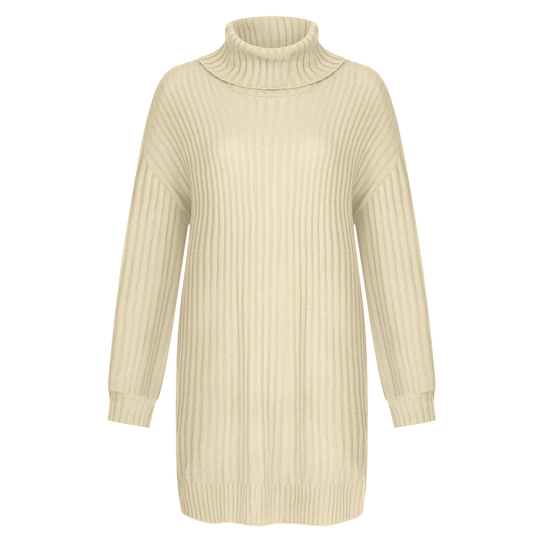 Chunky knit turtleneck sweater for women, relaxed fit Lune London