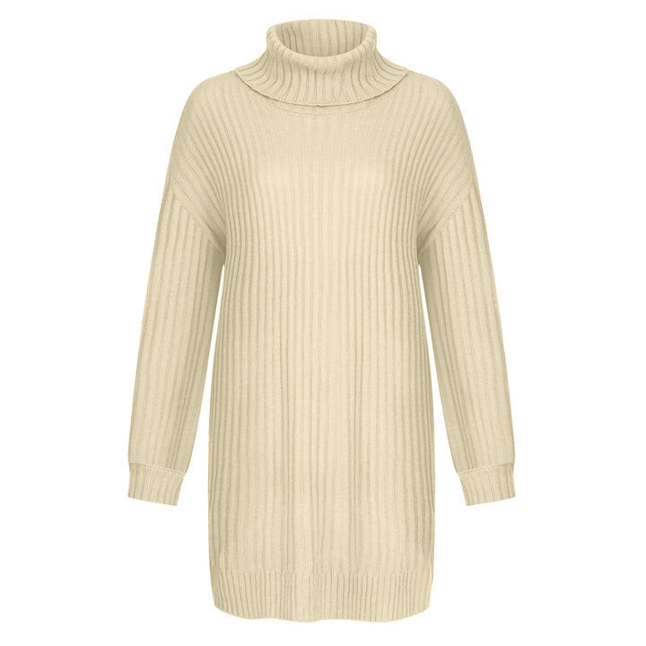 Chunky knit turtleneck sweater for women, relaxed fit Lune London