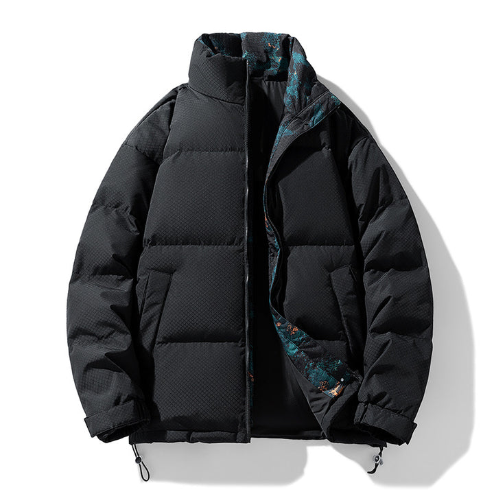 Insulated sports jacket for men with high collar Lune London
