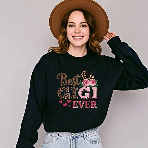 Sweatshirt pour femme avec motif créatif Gigi Chic & Stil