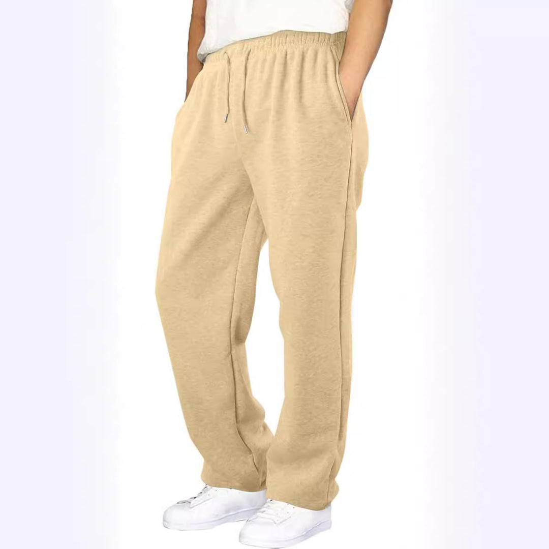 Men's casual leisure pants with elastic waistband and practical pockets Chic & Stil