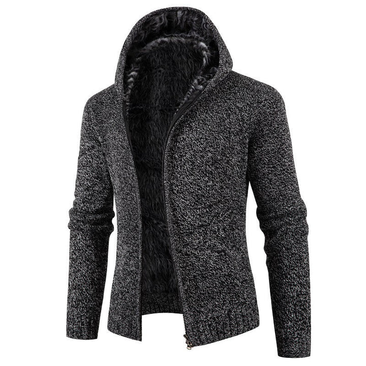 Men's Cardigan with Hood and Soft Inner Lining Lune London