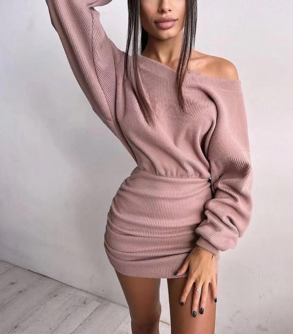 Asymmetrical wrap dress for women with ruffle details Lune London