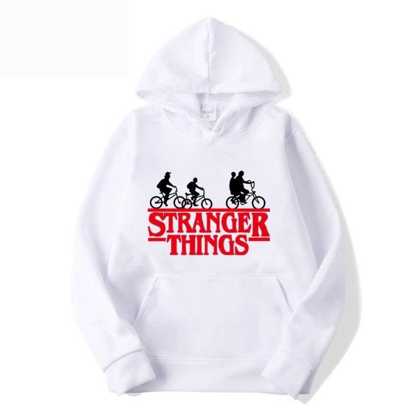 Women's hooded sweatshirt with creative Stranger Things design Chic & Stil