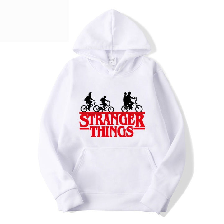 Women's hooded sweatshirt with creative Stranger Things design Chic & Stil
