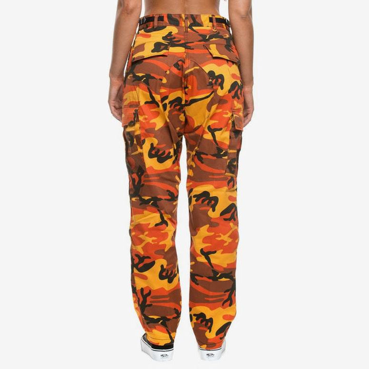 Men's cargo pants with modern camouflage design Lune London