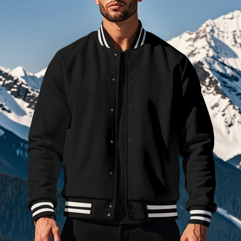 Sporty bomber jacket for men with contrasting edges Lune London