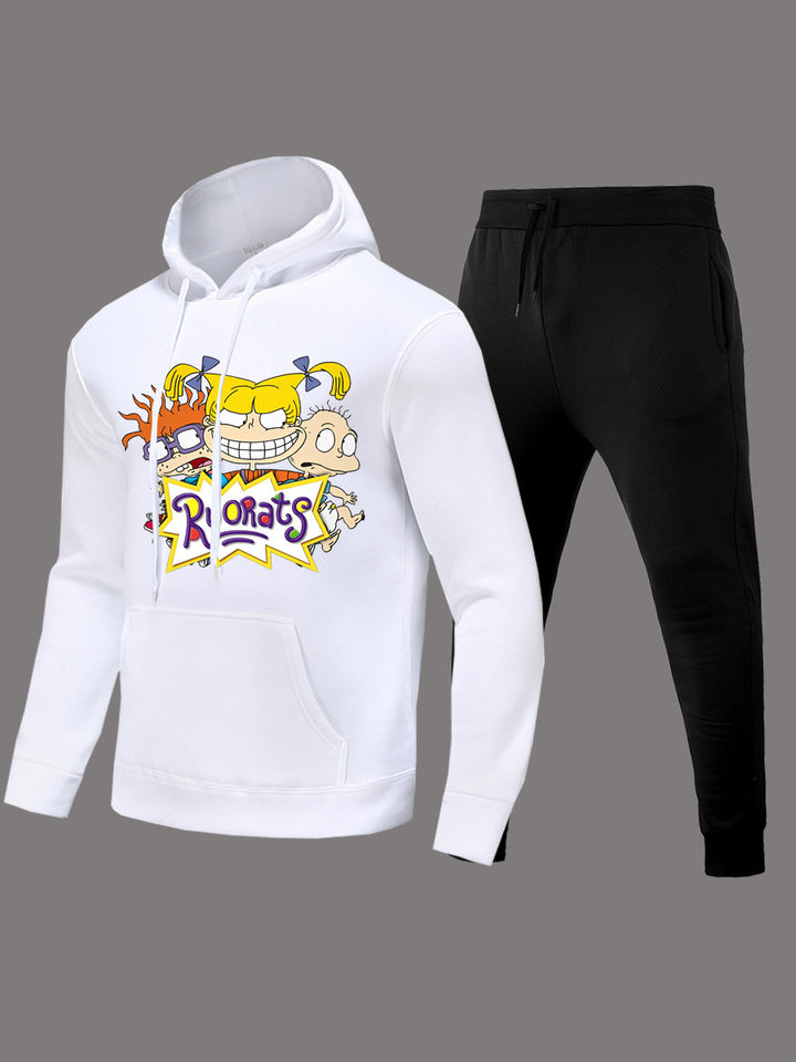 Women's hoodie and jogger set with a creative cartoon design Lune London