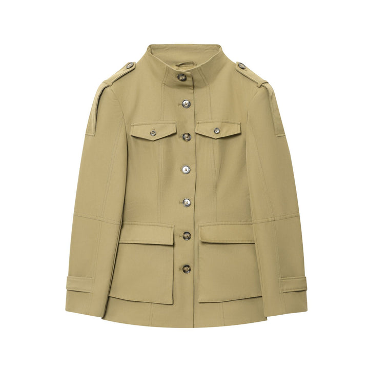 Women's utility jacket with a high collar and practical pockets Lune London