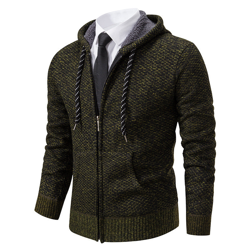 Stylish hooded jacket for men with soft inner lining and elegant accents Lune London