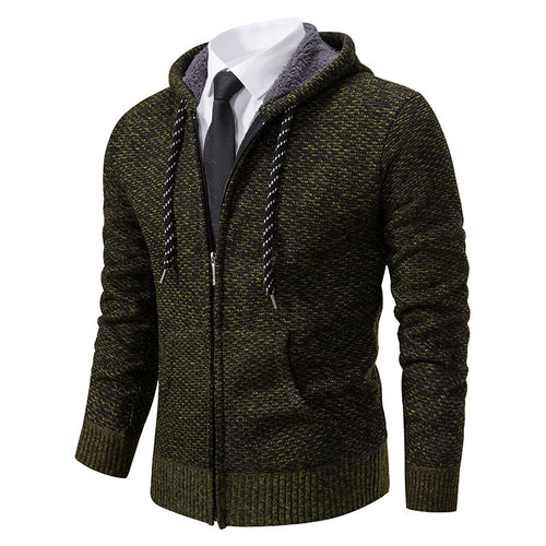 Stylish hooded jacket for men with soft inner lining and elegant accents Lune London