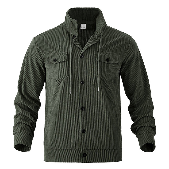 Lune London striped corduroy utility jacket for men