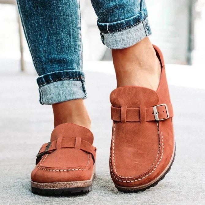 Lune London suede ballet flats for women