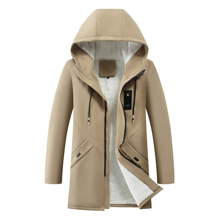 Trendy winter jacket for men with insulated lining and practical zip pockets Lune London