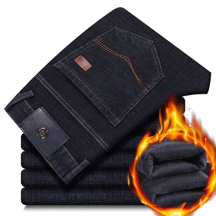 Lune London | Men's warm padded jeans pants with classic cut
