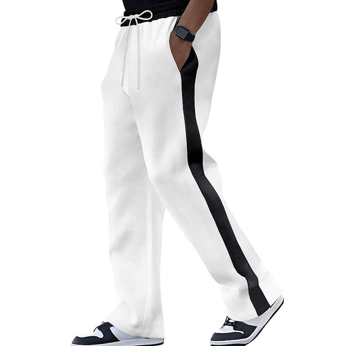 Men's sports pants with contrasting stripes Lune London