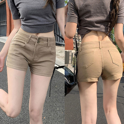 Ladies Custom Made Denim Shorts Lune London