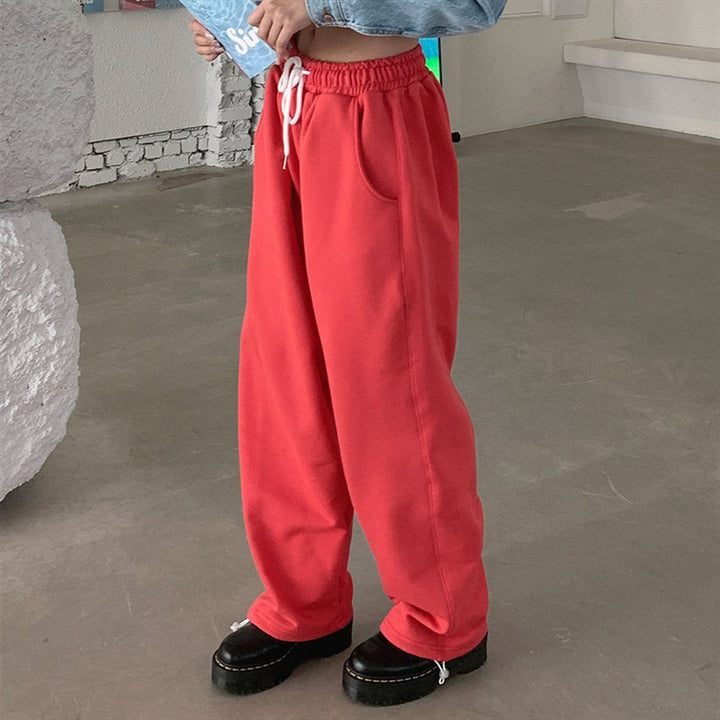 Pantalon de loisirs décontracté pour femmes avec taille élastique et poches pratiques Chic & Stil
