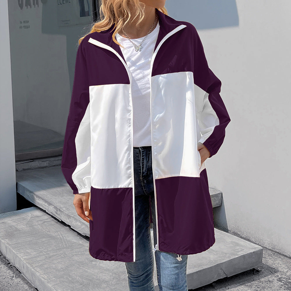 Women's transitional jacket with high collar and sporty fit Lune London